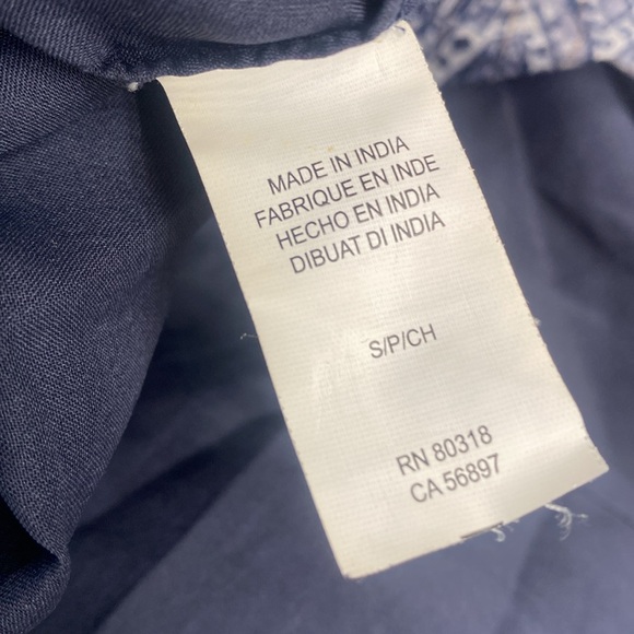 (BN49) Lucky Brand Scarf Print Tank Top, Size Small - Picture 10 of 11